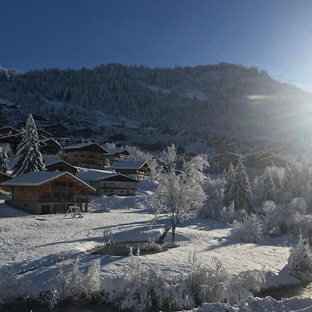 Au Bois De Lune Châtel Exterior foto