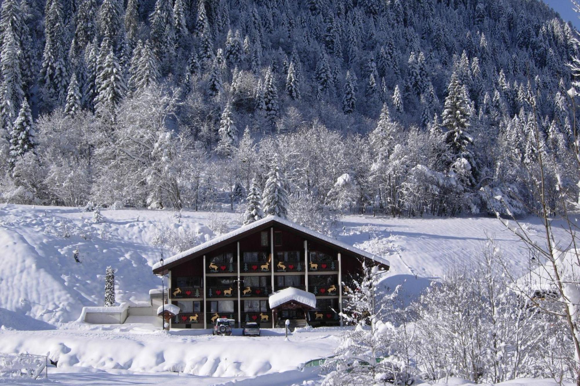 Au Bois De Lune Châtel Exterior foto