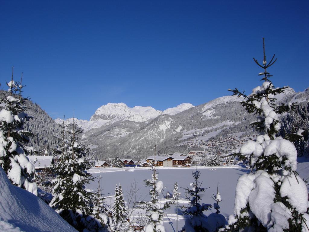 Au Bois De Lune Châtel Exterior foto